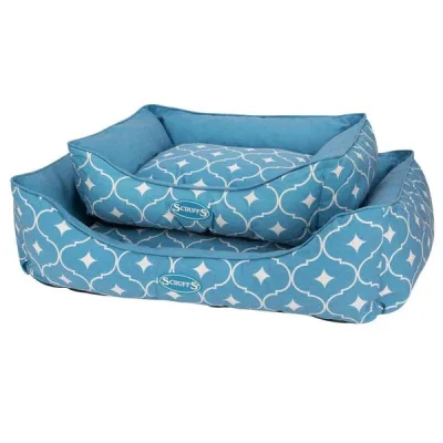 Scruffs Casablanca Box Bed - kék XL - 90 x 70 cm akció