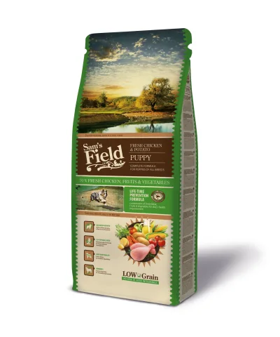Sam's Field Fresh Chicken & Potato Puppy 13 kg Lejárat: 2026.11.01 akció