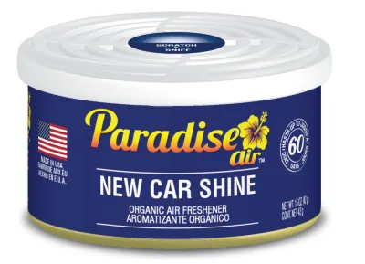 Paradise Air Organic Air Freshener New Car Shine - Új autó (42 g) illatosító akció