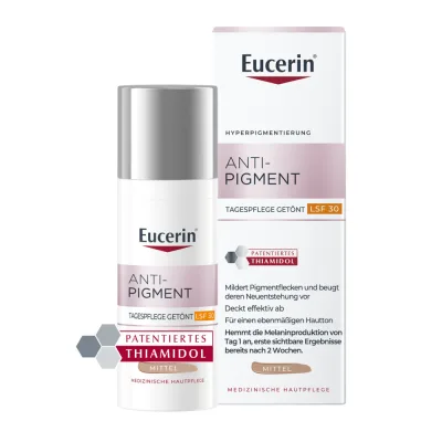 EUCERIN Anti-Pigment színezett nappali arckrém FF30 medium (50ml) akció
