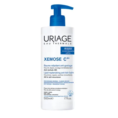 URIAGE Xémose C8+ Lipidpótló testápoló balzsam száraz bőrre (500ml) akció