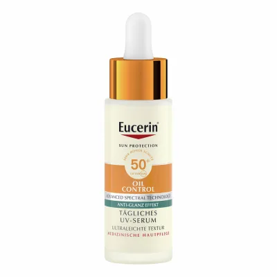 EUCERIN Sun Oil Control nappali UV szérum arcra SPF50+ (30ml) akció