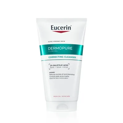 EUCERIN DermoPure Clinical Correcting Cleanser - Mélytisztító gél (150ml) akció