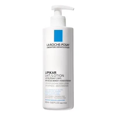 LA ROCHE-POSAY Lipikar illatmentes testápoló tej (400ml) akció