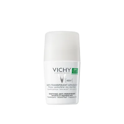 VICHY Izzadságszabályozó golyós dezodor érzékeny, epilált bőrre (50ml) akció