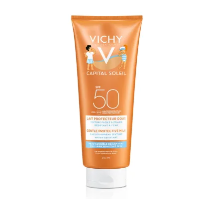 VICHY Capital Soleil napvédő tej gyermekeknek SPF50 (300ml) akció
