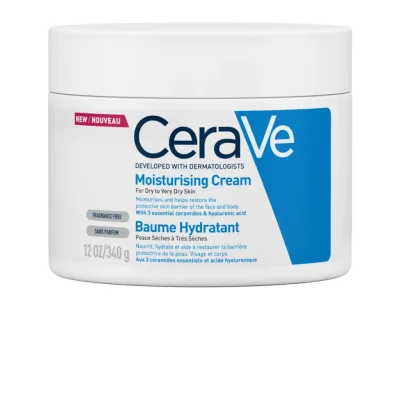 CERAVE Hidratáló krém arcra és testre száraz és nagyon száraz bőrre (340g) akció