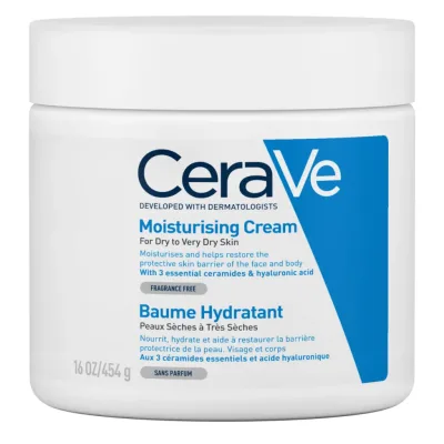 CERAVE Hidratáló krém arcra és testre száraz és nagyon száraz bőrre (454g) akció
