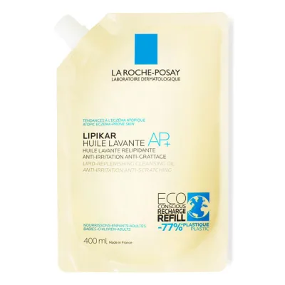 LA ROCHE-POSAY Lipikar AP+ tusfürdő olaj utántöltő (400ml) akció