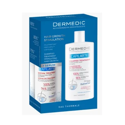 DERMEDIC szett Capilarte Hajhullás elleni sampon+szérum (300ml+150ml) akció