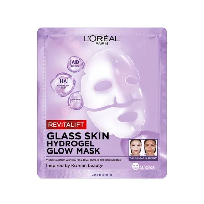 L'ORÉAL PARIS Revitalift Filler Glass Skin hidrogél ragyogást adó arcmaszk (25g) akció