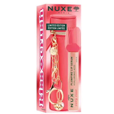 NUXE Very Rose dúsító ajakápoló szérum kulcstartóval (8ml) akció