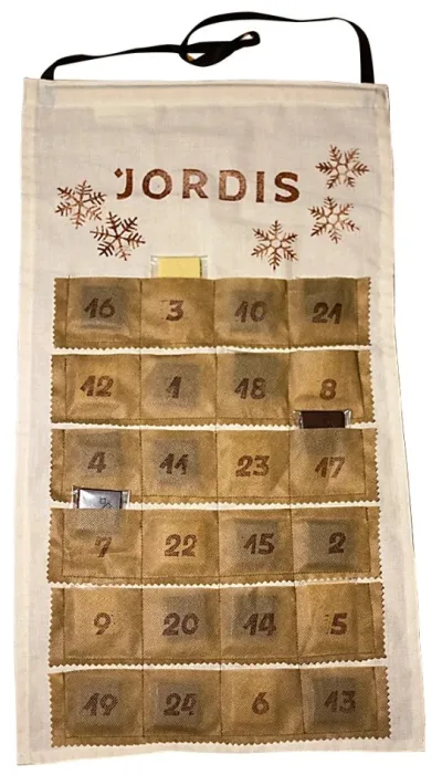 Csokoládé Jordis Adventi naptár 24 x 4 g akció