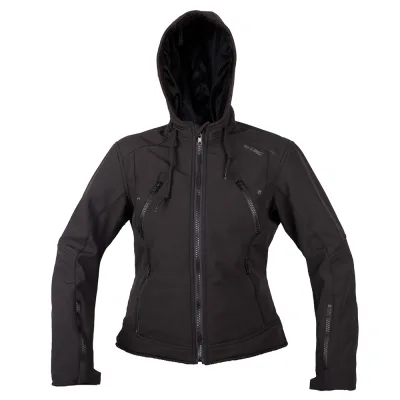 Női softshell motoros kabát W-TEC Dyte fekete L akció