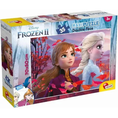 Jégvarázs 2 2az 1-ben 35db-os maxi puzzle és színező 70x50cm - Lisciani akció