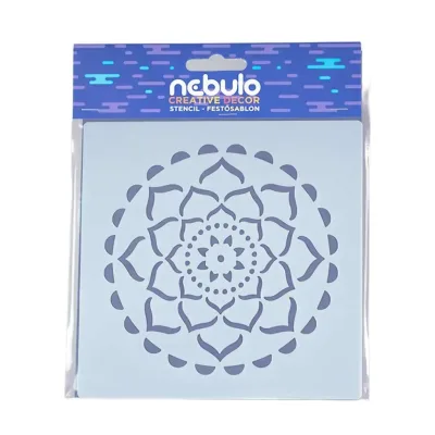 Nebulo: Mandala műanyag sablon lap akció