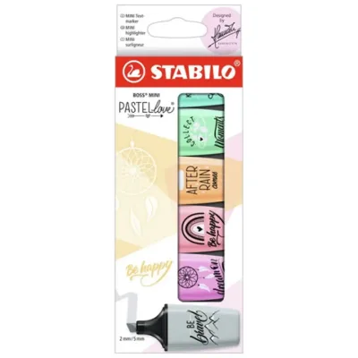 Stabilo: Boss Mini Pastellove szövegkiemelő szett 6db-os akció