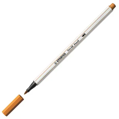 Stabilo: Pen 68 brush ecsetfilc okkersárga színben akció