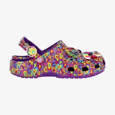 CROCS CLASSIC LISA FRANK CLOG NEON PURPLE/MULTI akció