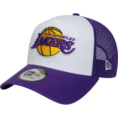 New Era NBA Los Angeles Lakers Side Patch Trucker Purple ONE akció