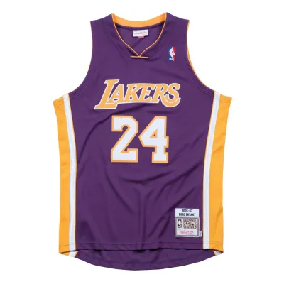 MITCHELL & NESS LOS ANGELES LAKERS KOBE BRYANT 06-07' #24 AUTHENTIC JERSEY PURPLE akció