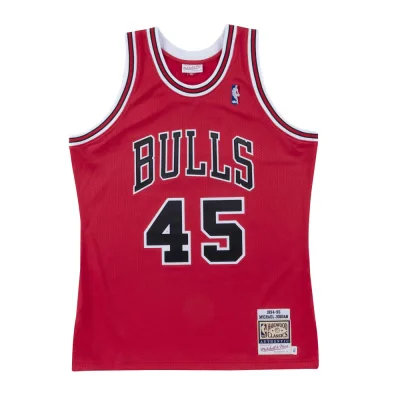 MITCHELL & NESS CHICAGO BULLS MICHAEL JORDAN AUTHENTIC JERSEY RED akció