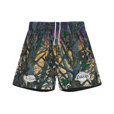 Mitchell & Ness NBA Los Angeles Lakers Quiet Blaze 7In Mesh Shorts Multicolor XL akció