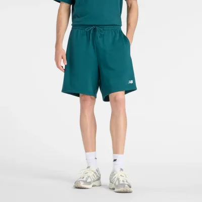 New Balance MS41520AAV 7" Essential French Terry Shorts Medusa Green akció
